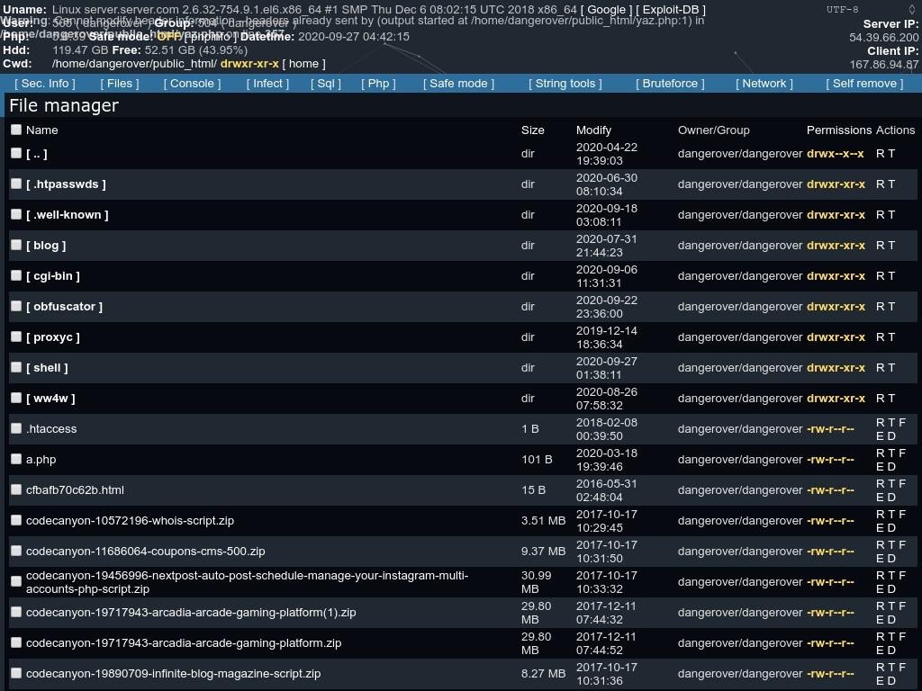 Wso 4.2.5 Shell cover preview